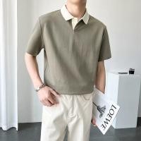 ราคา ฤดูร้อนแบบใหม่เสื้อโปโลผู้ชายแขนสั้นแบรนด์แฟชั่นลำลองเสื้อยืดหลวมๆเสื้อยืดผู้ชายแขนสั้นสไตล์ญี่ปุ่น (21586216896)