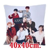 ราคา ส่งจากไทย หมอนพิมพ์ลาย BTS GOT7 EXO NCT THE BOYZ มีทั้งหมอนและปลอกหมอน (15519800062)