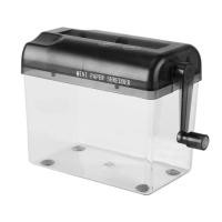 ราคา เครื่องทำลายเอกสารมือหมุน เครื่องทำลายเอกสาร เครื่องย่อยเอกสาร หน้ากว่า 16 7 ซ ม ส่งจากไทย (9375769813)