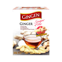 ราคา จินเจน ขิงผง รสชูการ์ฟรี เครื่องดื่มสมุนไพร ขิงผงสำเร็จรูป น้ำขิง 50 g 10 ซอง x 5 กรัม หวานจากซูคราโลส Gingen ginger (2803194588)