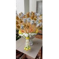 ราคา ไม้เสียบกฐิน ไม้เสียบธนบัตรไม้เสียบเงินแบบสำเร็จยาว15นิ้วมี 20 ไม่้ (22193057688)