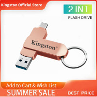 ราคา Kingston เพนไดรฟ์ประเภทแฟลชไดร์ฟ USB OTG C 1TB 2TB ความเร็วสูง OTG Type C สำหรับโทรศัพท์พีซีรองรับ IPhone15 (21910988229)