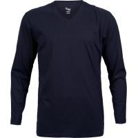 ราคา เสื้อยืดแขนยาว คอวี ผ้าฝ้ายแท้ 100 นุ่ม สบาย ไม่ย้วย (16441422974)