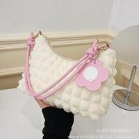 ราคา กระเป๋าถือ กระเป๋าสะพายไหล่ ลายดอกไม้ สีครีม เข้ากับทุกการแต่งกาย แฟชั่นสไตล์เกาหลี สําหรับสตรี (21564096609)