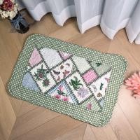 ราคา พรมเช็ดเท้า พรมเช็ดเท้าผ้าฝ้าย พรมเช็ดเท้าวินเทจ ขนาด 40 60 CM (21952908978)