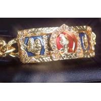 ราคา เลสข้อมือหลวงพ่อรวย พร้อมกรอบฝังเพชร (17466833039)