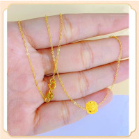 ราคา สร้อยคอทองคำแท้ น้ำหนัก 1 สลึง พร้อมจี้ ทองคำ 96 5 1ลาย ความยาว 45 Cm ทอง แท้ หลุด จำนำ สร้อยคออิตาลีทองคําบริสุทธิ์ 18K ทองคํา สร้อยทองไม่ลอก ของขวัญเซอไพร์ (22193494435)