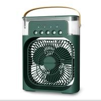 ราคา 3 in 1 USB มินิพัดลมแบบพกพาความชื้นเครื่องฟอกอากาศสเปรย์คูลเลอร์ที่มี ไฟ LED 7 สี พัดลมไอน้ำ 600ML พัดลมพกพา (22448568350)