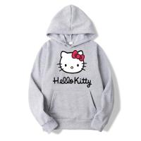 ราคา เสื้อแจ็คเก็ตกันหนาว เสื้อฮู้ดแขนยาว หมวกน่ารักแฟชั่นสไตล์เกาหลี ผ้าสำลี 168ลายคิตตี้ (5433192525)