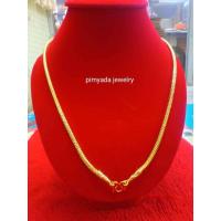 ราคา สร้อยคอลายกระดูกงู ลายทองแท้เยาวราชนน 5บ สีสวยเหมือนจริงทุกจุด (20901499842)