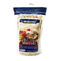 ราคา แม็กกาแรต ซีเรียล มูสลี่ มัลติ ฟรุต มูสลีผสมผลไม้ 500ก McGarrett Cereal Muesli Multi Fruits 500 g (18482492305)