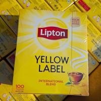 ราคา ชาลิปตันของแท้ ซองเปลือย ชา Lipton yellow label ขนาด 25 50 100 ซอง (22105375305)