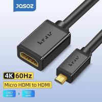 ราคา Jasoz Micro HDMI Male to HDMI Female Adapter Cable 20cm Mini Hdmi To Hdmi Cable 4K for Camera (21481907016)