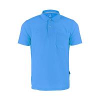 ราคา S 2XL FBT เสื้อโปโล สีล้วน มีกระเป๋า เสื้อโปโลคอปกแขนสั้น สีพื้น รหัส 12460 (16416688292)