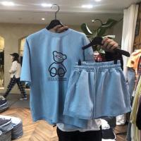 ราคา YIYI SHOP แฟชั่นชุดลำลองผู้หญิง ชุดเซต 2ชิ้น เสื้อแขนสั้น กางเกงขาสั้น พิมพ์ลาย สไตส์เกาหลี (8860429345)