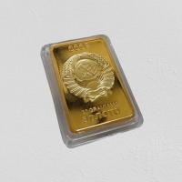 ราคา เหรียญสะสมเหรียญที่ระลึกจากสัญลักษณ์ประจำชาติของสหภาพโซเวียตบาร์ทองทองแท่งรัสเซีย (21215967735)