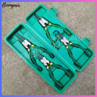 ราคา คีม 4ชิ้น คีมถ่าง หุบ คีมหนีบ คีมถ่างแหวน 7 นิ้ว คีมหุบแหวน คีมหุบถ่าง คีมถอดปิ้นล็อค ปากตรง ปากงอ แข็งแรง ทนทาน พร้อมส่ (22458074062)