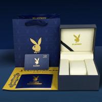ราคา PLAYBOY Original สีน้ำเงินนาฬิกากำหนดเองกล่องของขวัญแฟชั่นหรูเรียบง่าย (22505110052)
