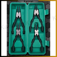 ราคา คีม 4ชิ้น คีมถ่าง หุบ คีมหนีบ คีมถ่างแหวน 7 นิ้ว คีมหุบแหวน คีมหุบถ่าง คีมถอดปิ้นล็อค ปากตรง ปากงอ แข็งแรง ทนทาน พร้อมส่ (22457973915)