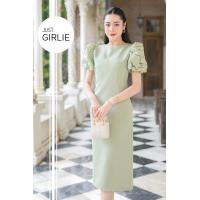 ราคา คอลเลคชั่นเขียว ชุดเขียวพาสเทล ชุดเดรส เดรสสีเขียว ธีมสีเขียว ชุดออกงาน เดรสสวยราคาถูก มีไซส์ S M L XL (22195483518)