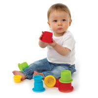 ราคา Playgro Stacking Fun Cups ของเล่น บล็อกเซ็ต ต่อตัวถ้วย เสริมสร้างพัฒนาการเด็ก (7638791177)