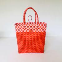 ราคา กระเป๋าสาน กระเป๋าใส่เอกสาร เส้นพลาสติกสาน ขนาดกว้าง10 5ยาว32สูง32 5ซม สายสูง16 5ซม วัดจากขอบปากตระกร้า (22438502281)