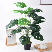 ราคา แจกกระถางดอกไม้ฟรี ต้นไม้ปลอม ต้นไม้ประดิษฐ์ 74CM ต้นไม้ปลอมตกแต่งบ้าน ต้นไม้มงคล พืชสีเขียว ของตกแต่งบ้านอื่นๆ กระถางต้นไม้ (22487154664)