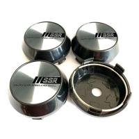 ราคา NEW 4pc 60MM SSR Logo Black Silver center caps Car Modified Wheel Center Cover Rim Hub Cap Center Cap for SSR rim (16474253018)