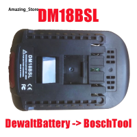 ราคา Amazing Store บ๊อชตัวแปลงแบตเตอรี่ BS18MT สำหรับแบตเตอรี่ Ion มาคิตะมิลวอกี Dewal ryobi metabo worx Devon (22300425599)