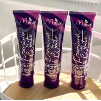 ราคา 3 หลอด Manee Premium White ยาสีฟันมดซี่ มณี พรีเมี่ยม ไวท์ ยาสีฟันมณี 100 กรัม (22173123373)