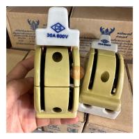 ราคา CS คัทเอาท์ สับสองทาง 2P 30A 60A 600V สะพานไฟ ทรงหลังเต่า สับ2ทาง (21843176210)