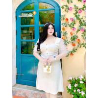 ราคา ชุดเดรสไซส์ใหญ่ สำหรับสาวอวบอ้วน อก46 58 แต่งแขนลูกไม้ ใส่ออกงานสวยๆ (22237577167)