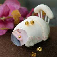 ราคา B9 ตะกร้อทอง ขนาด 5 mm ต่างหู ตุ้มหู ต่างหูหุ้มทอง ต่างหูทองไมครอน ต่างหูทอง24k ฟรีตลับทองทุกคู่ (2713682654)