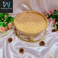 ราคา ขันโตกลายกระกระแตง งานฝีมือ Handmade ขันโตก ขันโตกใส่อาหาร โตกกระด้ง ขันโตกใส่อาหาร ชั้นวางไม้ไผ่ ไม้ไผ่แท้ 100 (21764546838)