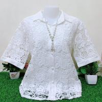 ราคา เสื้อลูกไม้กระดุมคอปก เสื้อลูกไม้คนแก่ใส่งานบุญ รอบอก38 42นิ้วยาว24ฟรีไซส์ เสื้อเชิ้ตคนแก่ เสื้อลูกไม้ผ้าลินิน เสื้อคนแก่ใส่งานบวชงานแต่ง เสื้อผ้าคนแก่ เสื้อลุกไม้2024 (21460582880)