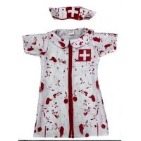 ราคา ชุดฮาโลวีนเด็ก ชุดนางพยาบาลเลือดสาด คอสเพลย์ แฟนซี น้อง3 10ปี พร้อมส่ง ชุดนางพยาบาลเลือด (20052847511)