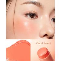 ราคา แท้ ถูกที่สุด ไลฟ์ทุกวัน Merrezca Glowing Creamy Blush Stick ครีมบลัชผิวโกลว์ สูตรเบลอผิว (22688561595)