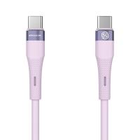 ราคา Nillkin Type C To Type C Cable 1 2m 60W PD Fast Charging 480Mbps Transmission Rate Liquid Silicone Cord for Samsung Xiaomi Realme OPPO (20106241387)