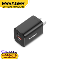 ราคา ESSAGER Charger สายชาร์จ อุปกรณ์ชาร์จไฟ หัวชาร์จ หัวชาร์จเร็ว Essager ชาร์จเร็ว PD QC 30W Charger Type C USB A (20114688415)