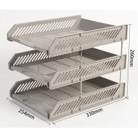 ราคา ถาดใส่เอกสาร ชั้นเอกสาร A4 ชั้นวางเอกสาร ชั้นวางเอกสาร 3 ชั้น ชุดสำหรับจัดเก็บบนโต๊ะทำงาน ถาดพลาสติกแข็ง (21747242420)