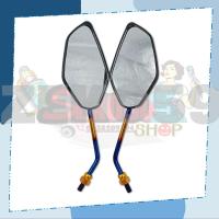 ราคา กระจกมองข้าง กระจกแต่ง5เหลี่ยม หลังเคฟล่า ขาไทเทเนี่ยม สำหรับรถมอเตอร์ไซต์ ขนาด90 158 ขายเป็นคู่ (19225673222)