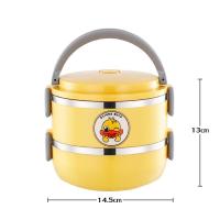 ราคา ปิ่นโตสแตนเลส Lunch Box รูปเป็ดสีเหลือง กล่องใส่ข้าว ปิ่นโตใส่อาหาร เก็บอุณหภูมิได้ดี ปิ่นโต ก้นลึก แยกชั้น กล่องข้าว 1 2 3 4 ชั้น กล่องอาหารกลางวัน (22563770977)