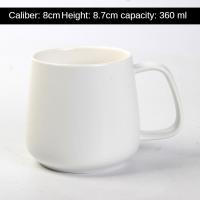 ราคา ถ้วยชากาแฟเคลือบสีเครื่องกระเบื้องสีขาวแก้วน้ำในครัวเรือนถ้วยกาแฟเซรามิกและแก้ว (21222666305)
