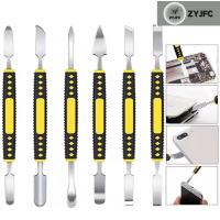 ราคา Metal Crowbar 6 Piece Set Universal Phone Repair Tools Kit Pry Opening Tool Metal Disassemble Crowbar Kit Electronic Repair Tool (21895490197)