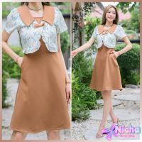 ราคา New ชุดเดรชโทนสดใสป้ายnuchy (22531875391)