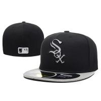 ราคา หมวกเบสบอลคุณภาพสูงขาย Chicago White Sox Chicago White Sox Coed ปักแบนตามแนวกีฬาหมวกปิดหมวกกันแดดปรับได้หลายขนาดหมวก (18802866621)