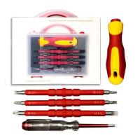 ราคา 5 in 1 insulated multifunctional screwdriver with pen and magnetic electrician insulated screwdriver tool set (22523493284)