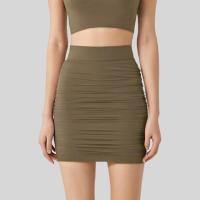 ราคา Branché Couture Skirts High Waist Khaki Korean Fashion Womens Slim Pleated Skater Summer Casual Skirts 24050293501 (22160228510)