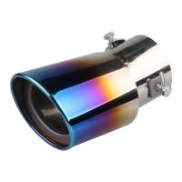 ราคา ปลายท่อ ไทเทเนียม ท่อรถ สแตนเลส ปลายท่อไอเสียรถยนต์ Car universal exhaust pipe (22295801746)