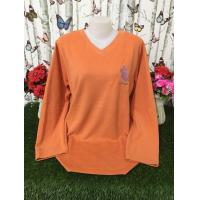 ราคา เสื้อยืด แขนยาว เสื้อแขนยาว เสื้อยืดผู้หญิง เสื้อคลุม เสื้อแขนยาว oversize เสื้อแขนยาวสีพื้น เสื้อผ้าคนอ้วน รุ่น1705 1 (12828068694)